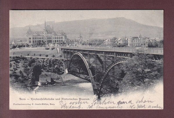 BERN - Kirchenfeldbrücke - 1902