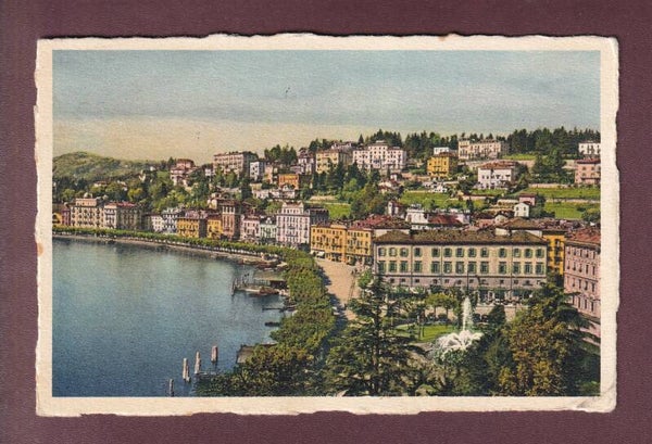 LUGANO - Quai e giardino - 1941
