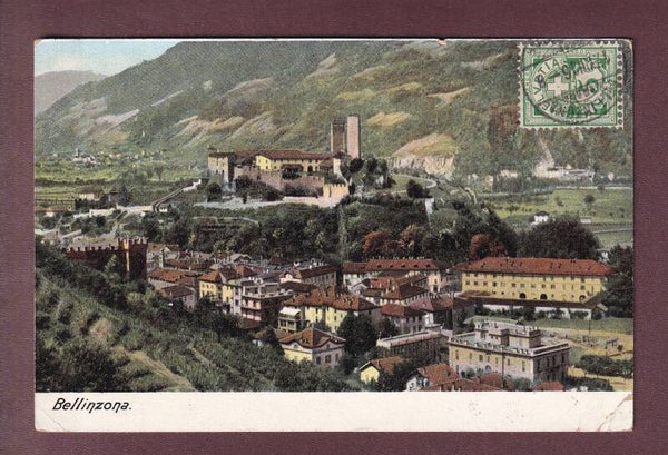 BELLINZONA - 1906 // plis d'angle //