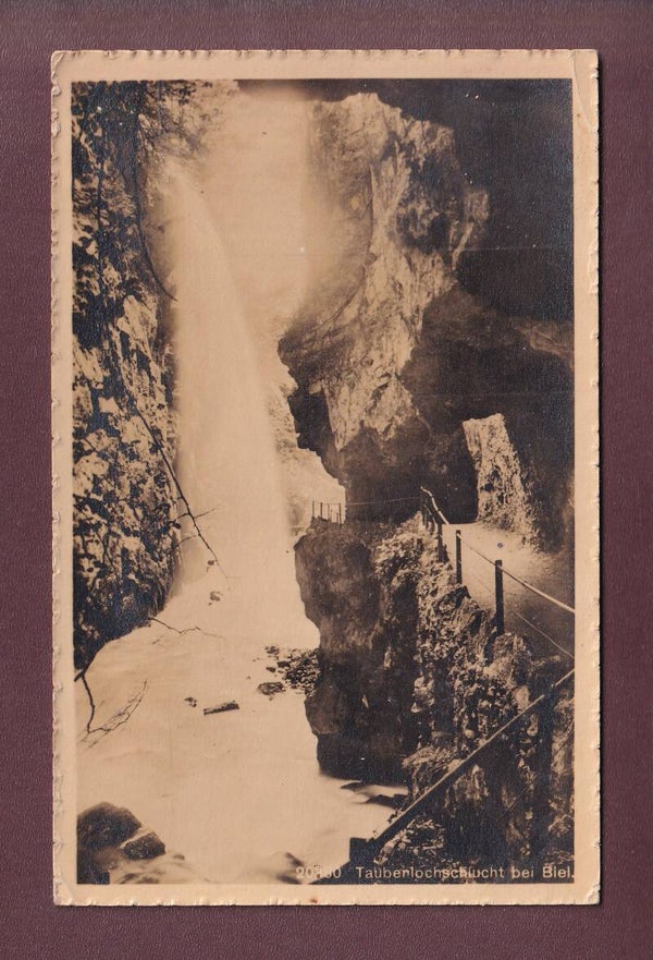 TAUBENLOCHSCHLUCHT bei Biel - 1914 // Eckbug //