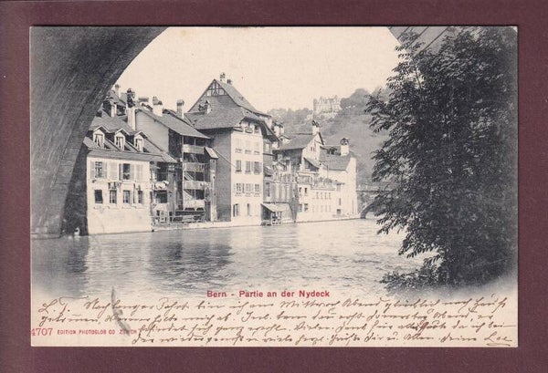 BERN - Partie an der Nydeck - 1905