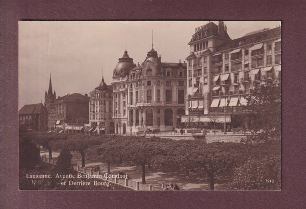 LAUSANNE - Avenue Benjamin Constant et Derrière Bourg