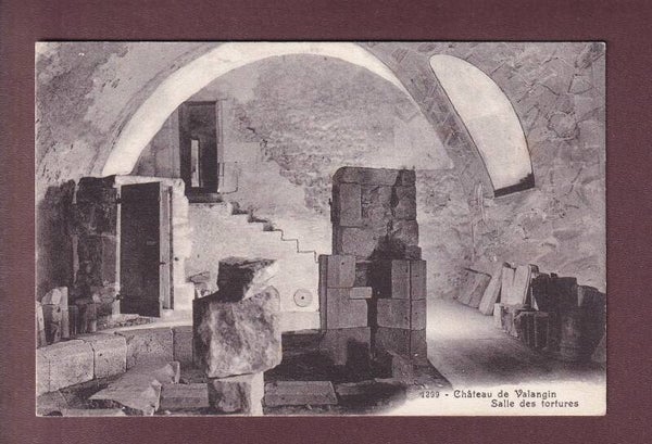 Château de VALANGIN - Salle des tortures