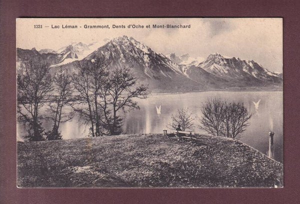LAC LEMAN - Grammont - Dent d'Oche - Mont Blanchard