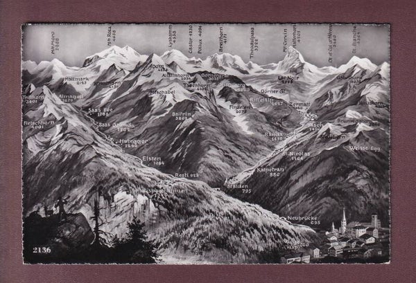 VIEGE et environs - Vol d'oiseau