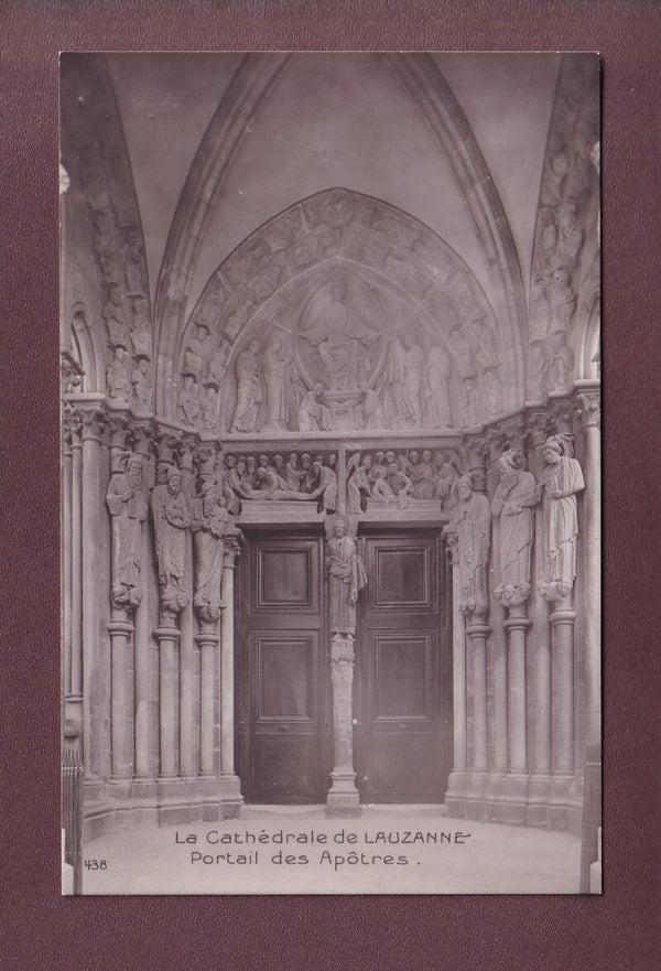 LAUSANNE - Cathédrale - Portail des Apôtres