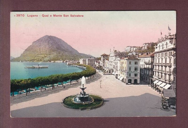 LUGANO - Quai - 1910