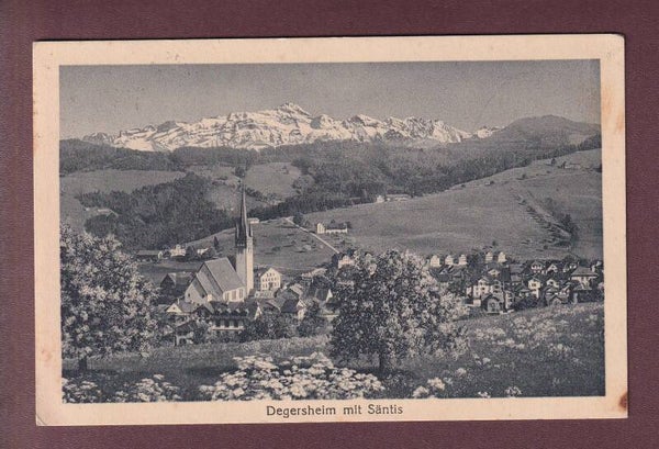 DEGERSHEIM - Säntis - 1922