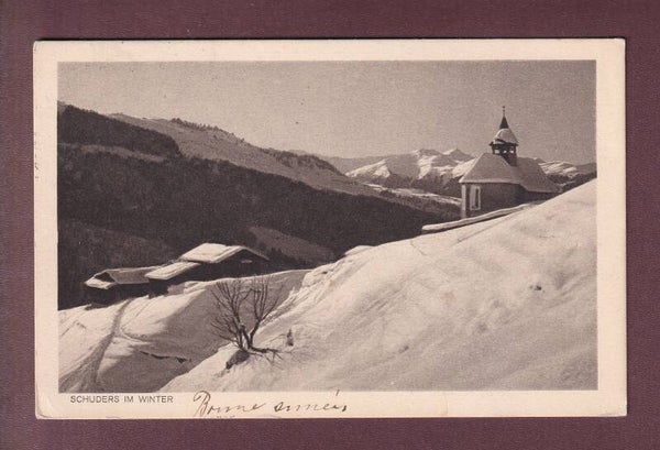 SCHUDERS im Winter - 1918 Pro Juventute