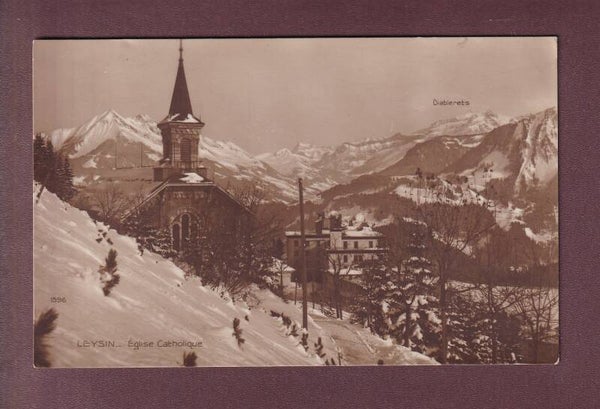 LEYSIN - Eglise catholique - 1917