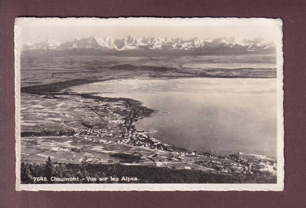 CHAUMONT - Vue sur les Alpes - 1947
