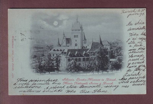 ZÜRICH - Landesmuseum - Mondschein - 1898