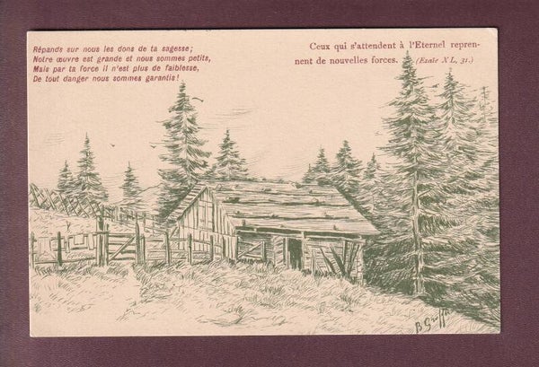 LEYSIN - Chalet de Prafandaz - Verset - 1923