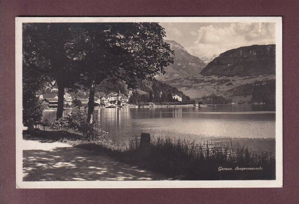 GERSAU - Seepromenade - 1930
