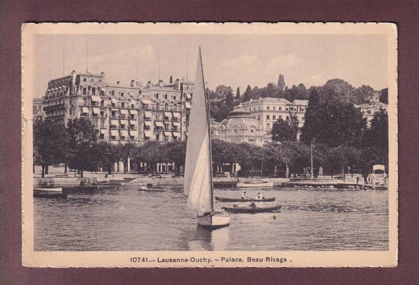 LAUSANNE - Ouchy - Beau-Rivage - 1945
