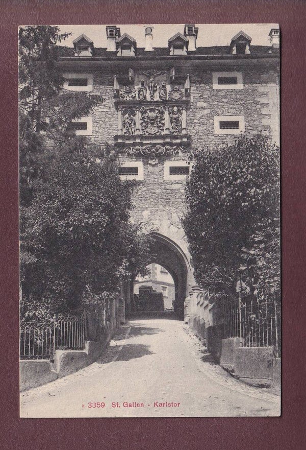 ST. GALLEN - Karlstor - 1912