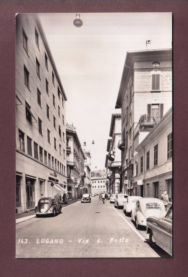 LUGANO - Via della Posta - 1954