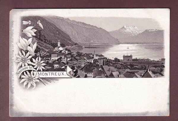 Souvenir de MONTREUX - Litho Künzli