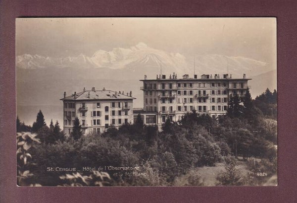 SAINT-CERGUE - Hôtel de l'Observatoire - Mont-Blanc