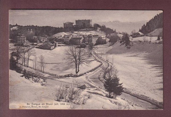 SAINT-CERGUE en hiver