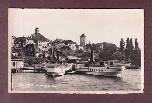 MORAT - Port et Ville - Bateaux