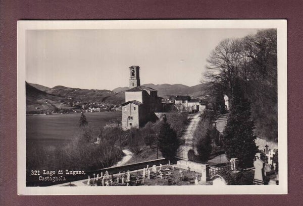 CASTAGNOLA - Chiesa e cimitero