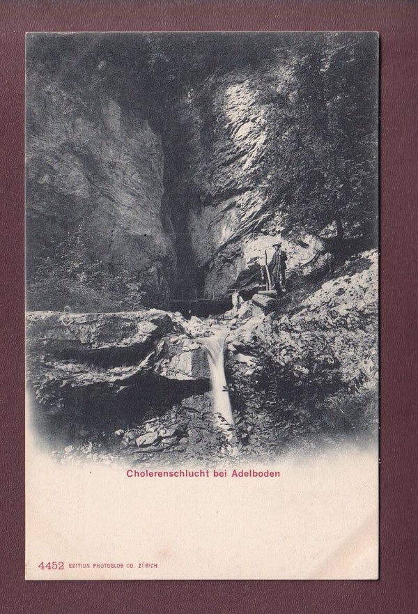 CHOLERENSCHLUCHT bei Adelboden - Mann