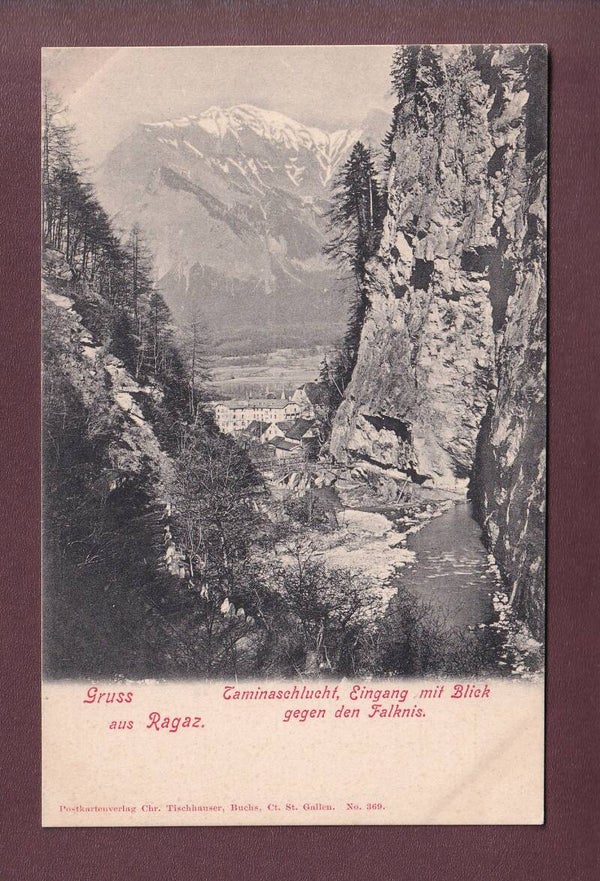 Gruss aus RAGAZ - Enigang Taminaschlucht