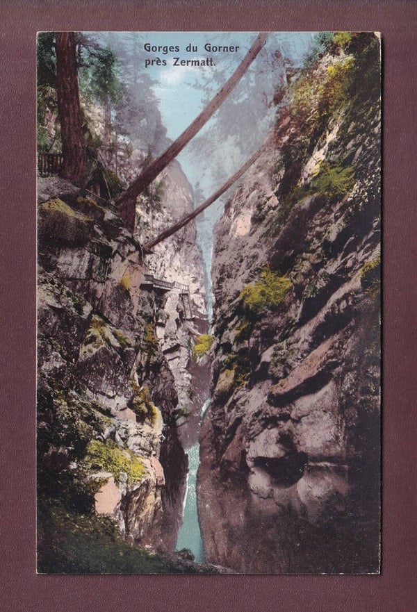 Gorges du GORNER près Zermatt