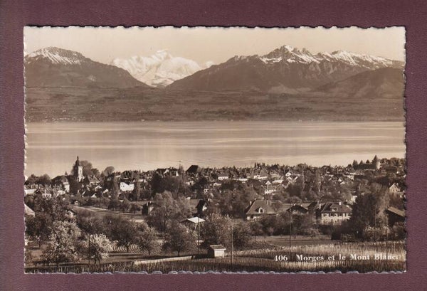MORGES et le Mont Blanc