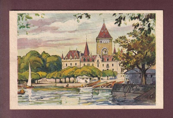 LAUSANNE - Château d'Ouchy - 1954