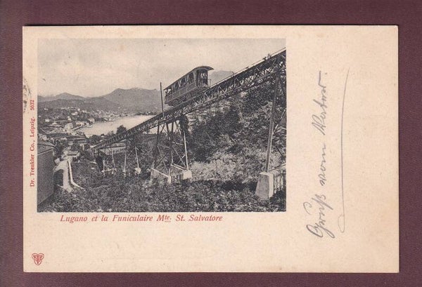 LUGANO dal Funicolare San Salvatore - 1901