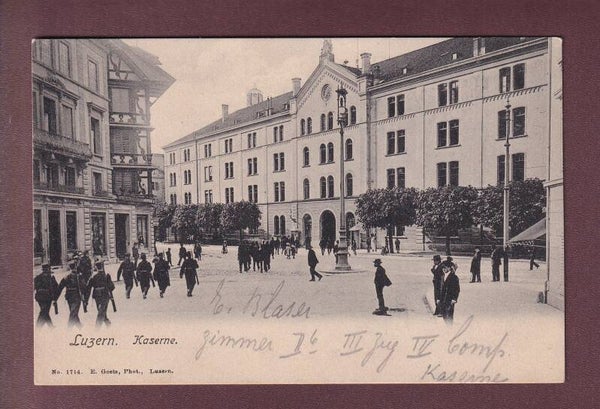 LUZERN - Kaserne - 1905