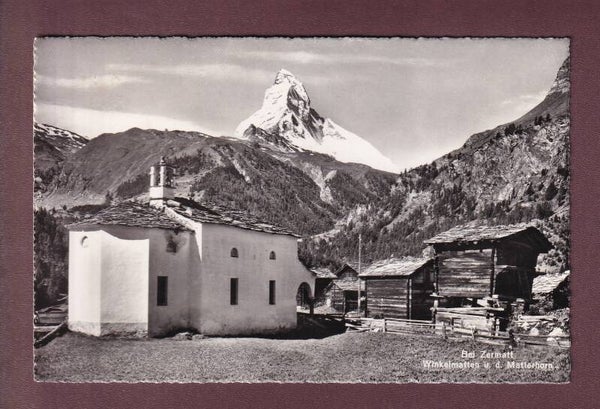 Bei Zermatt - WINKELMATTEN - Matterhorn - 1953