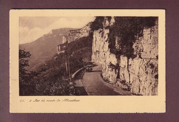 Sur la route de MOUTIER - 1934