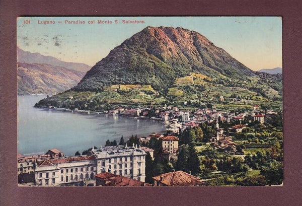 LUGANO-PARADISO - 1918 // petit trou //