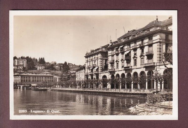 LUGANO - Quai - 1940