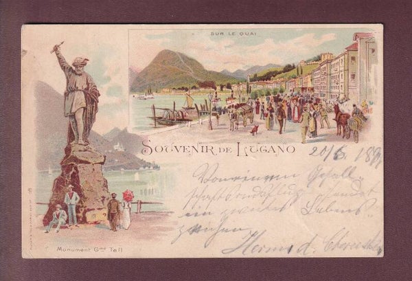Souvenir de LUGANO - 1897