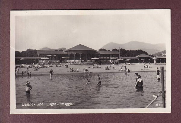 LUGANO-LIDO - Bagno-Spiaggia - Feldpost