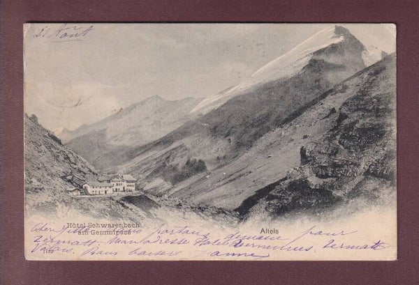 HOTEL SCHWARENBACH am Gemmipass - Altels - 1901