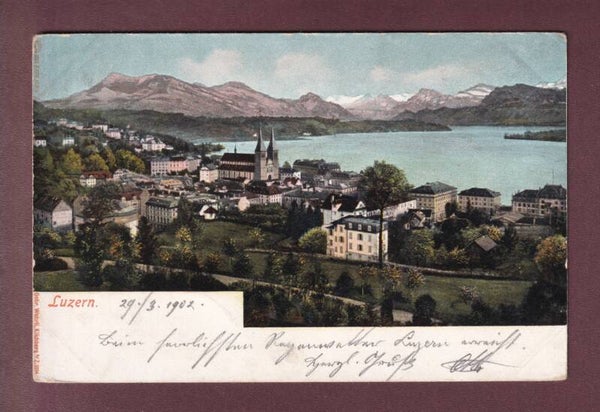 LUZERN - Hofkirche - 1902