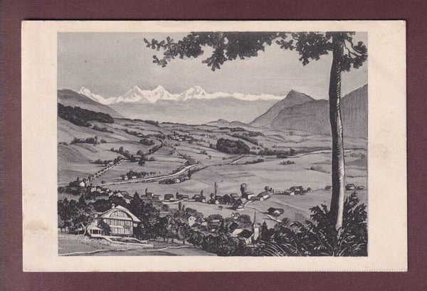 WATTENWIL bei Thun - Pension Bellevue - 1928