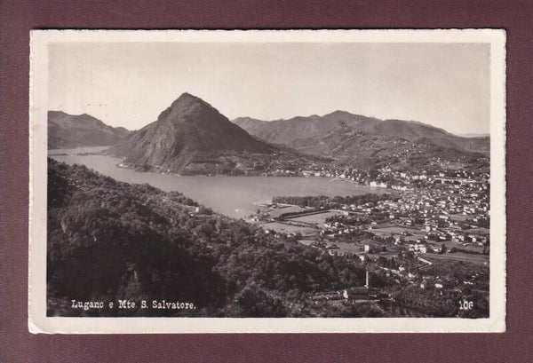 LUGANO e Monte San Salvatore - 1951