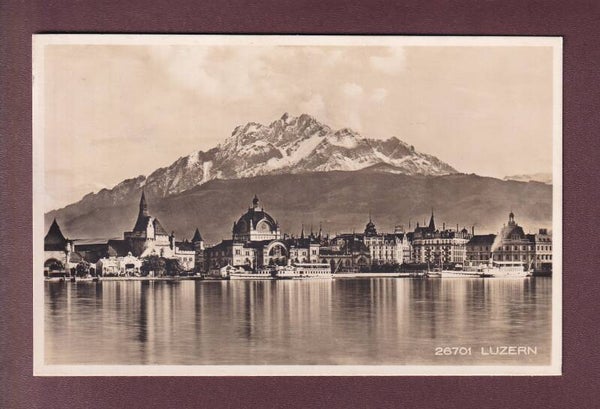 LUZERN - Bahnhof - Pilatus - 1927