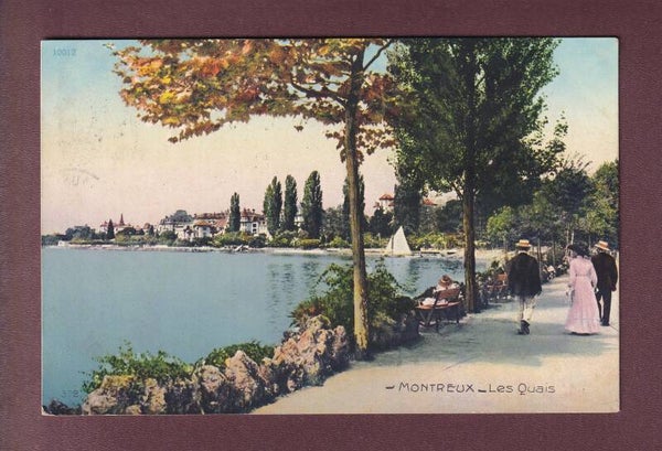 MONTREUX - Les Quais - 1914