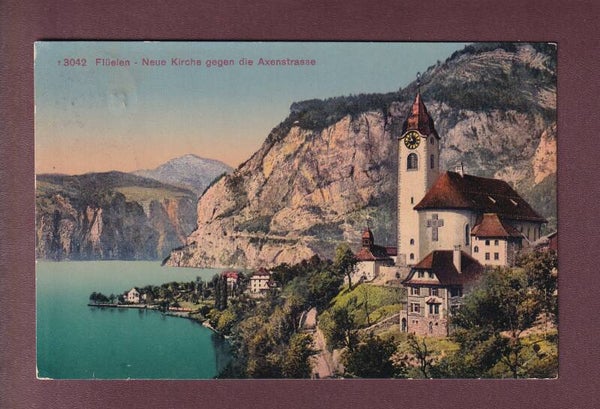 FLÜELEN - Neue Kirche - 1920