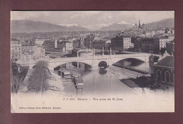 GENEVE - Vue prise de St. Jean - 1907
