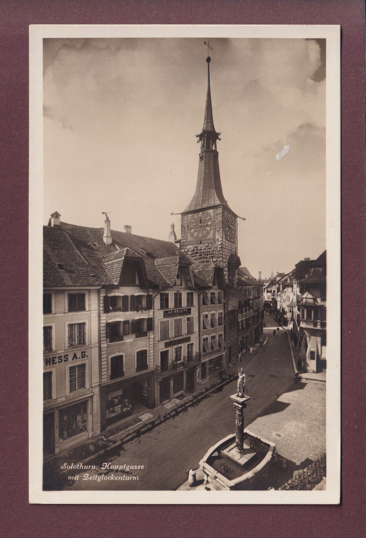 SOLOTHURN - Hauptgasse - Zeitglockenturm