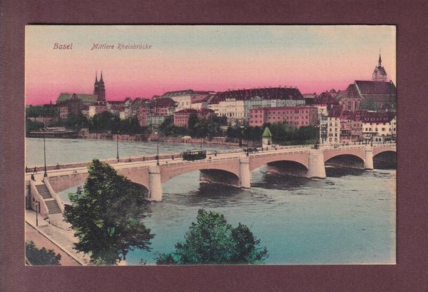BASEL - Mittlere Rheinbrücke