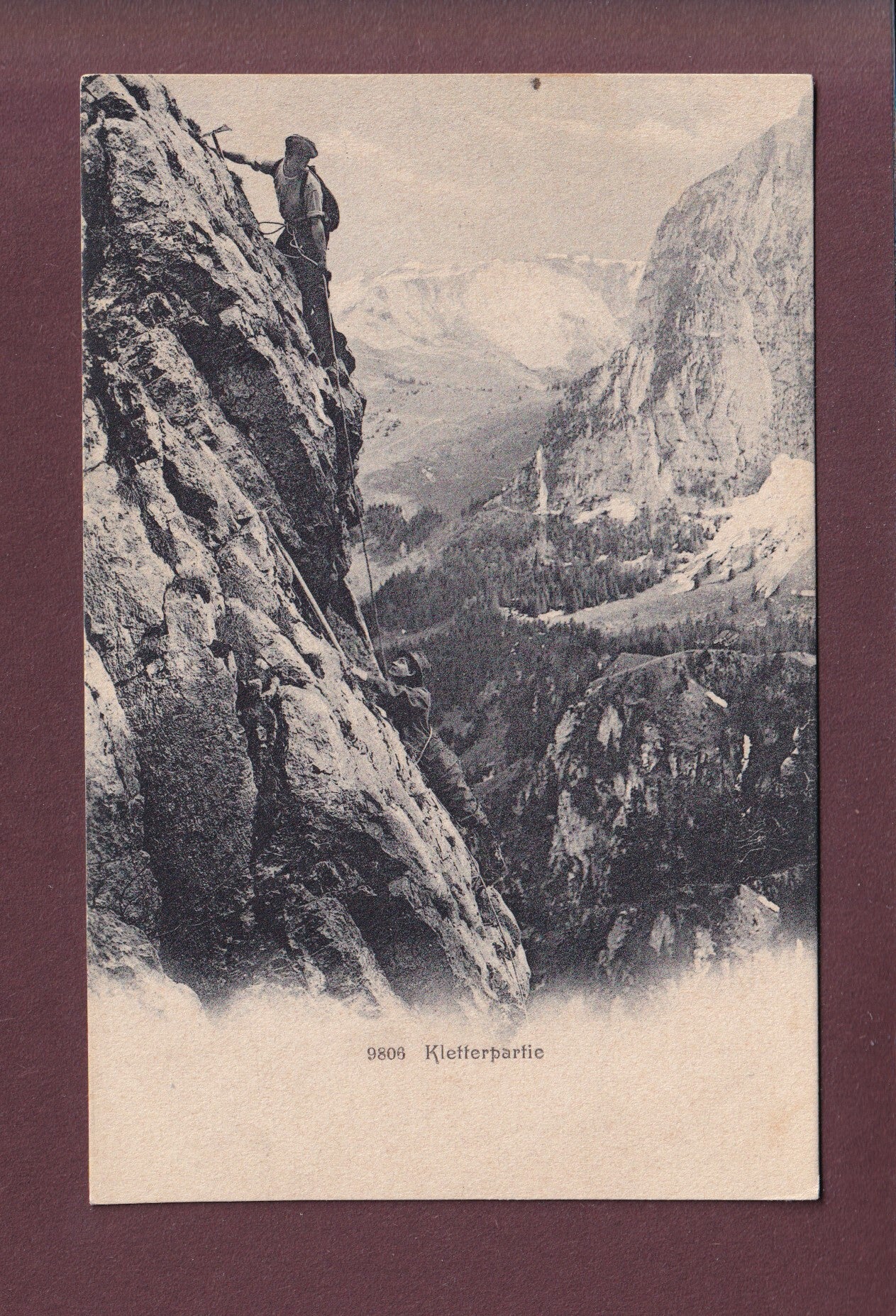 Berg - KLETTERPARTIE